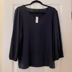 Talbots navy blue top, brand new with tags, Size XL